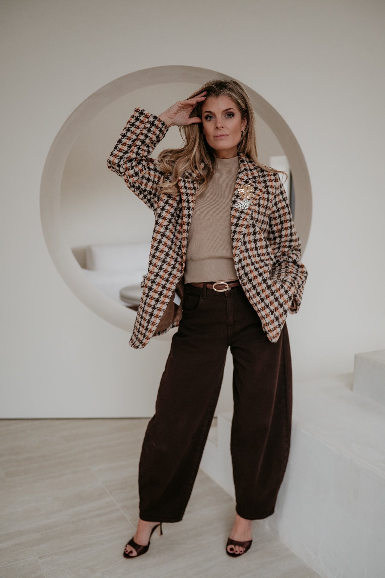 Elisia blazer I Brown - Wild Souls by JV® - Blazers