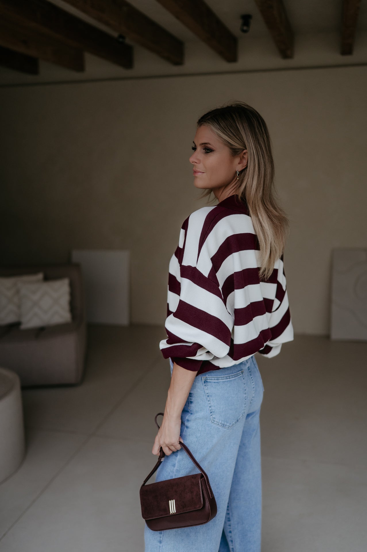 Elogio sweater I Burgundy - Wild Souls by JV® - Sweaters