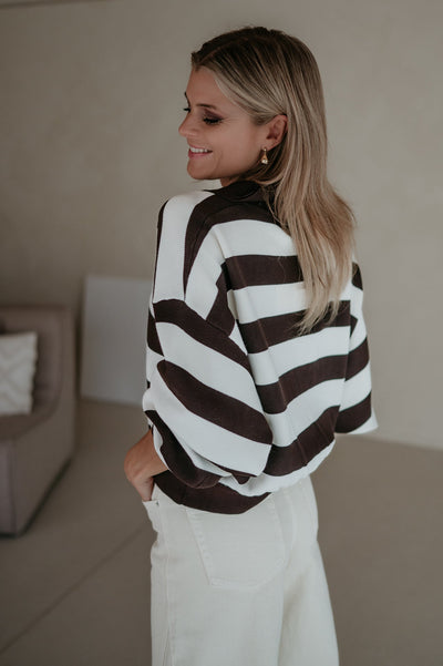 Elogio sweater I Chocolate Brown - Wild Souls by JV® - Sweaters