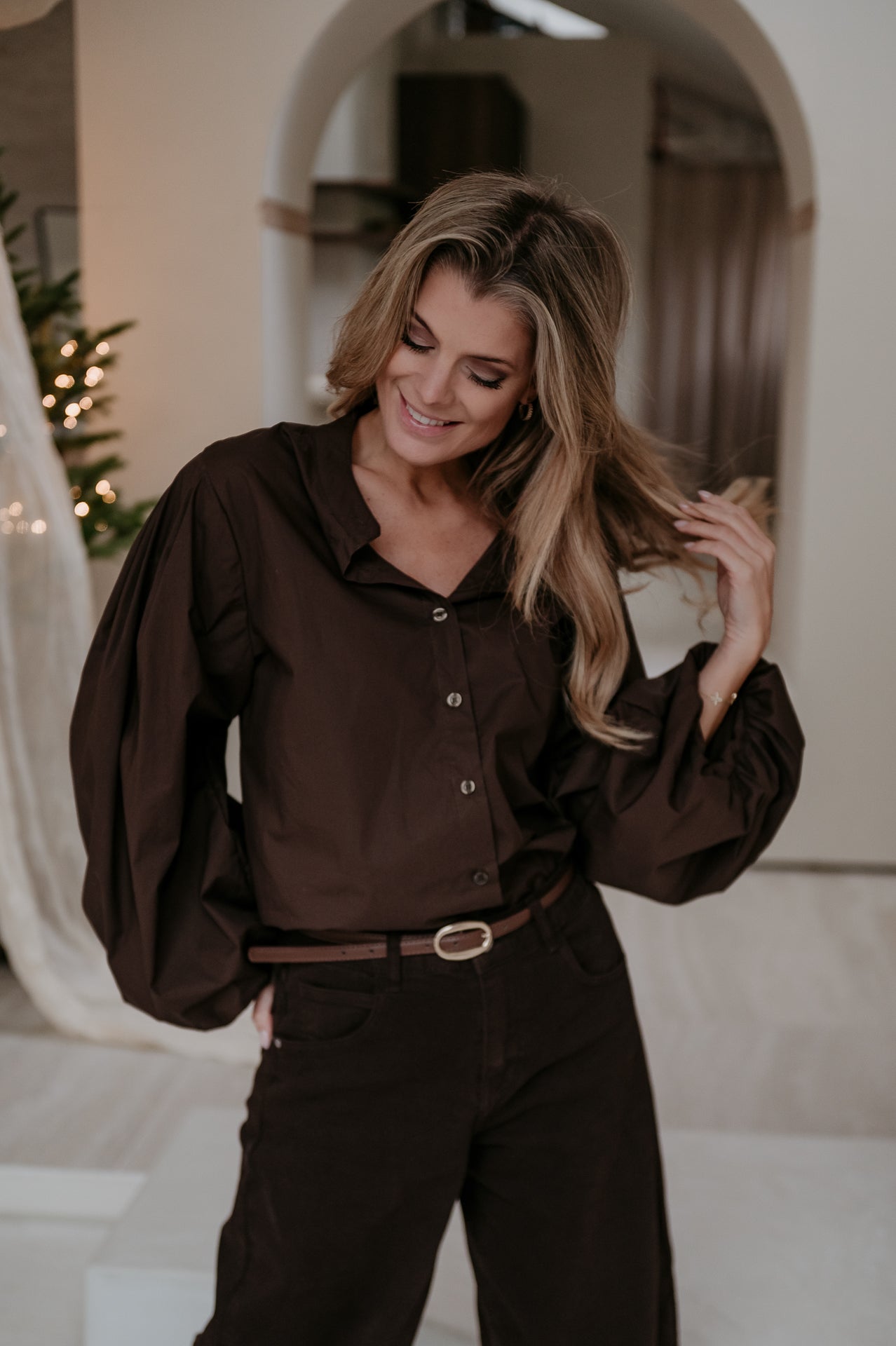 Emuno shirt I Chocolate Brown - Wild Souls by JV® - Shirts