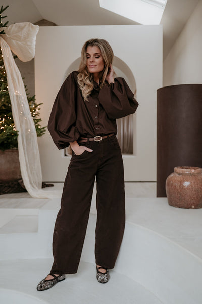 Emuno shirt I Chocolate Brown - Wild Souls by JV® - Shirts