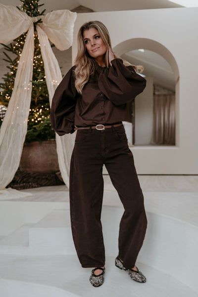 Emuno shirt I Chocolate Brown - Wild Souls by JV® - Shirts