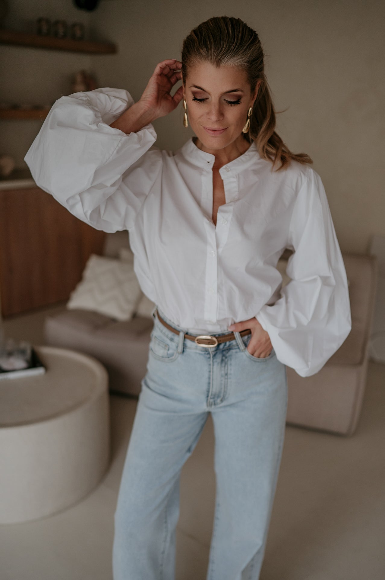 Emuno shirt I White - Wild Souls by JV® - 