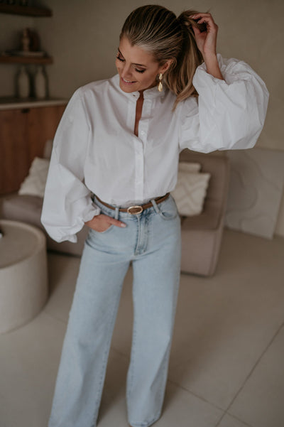 Emuno shirt I White - Wild Souls by JV® - 