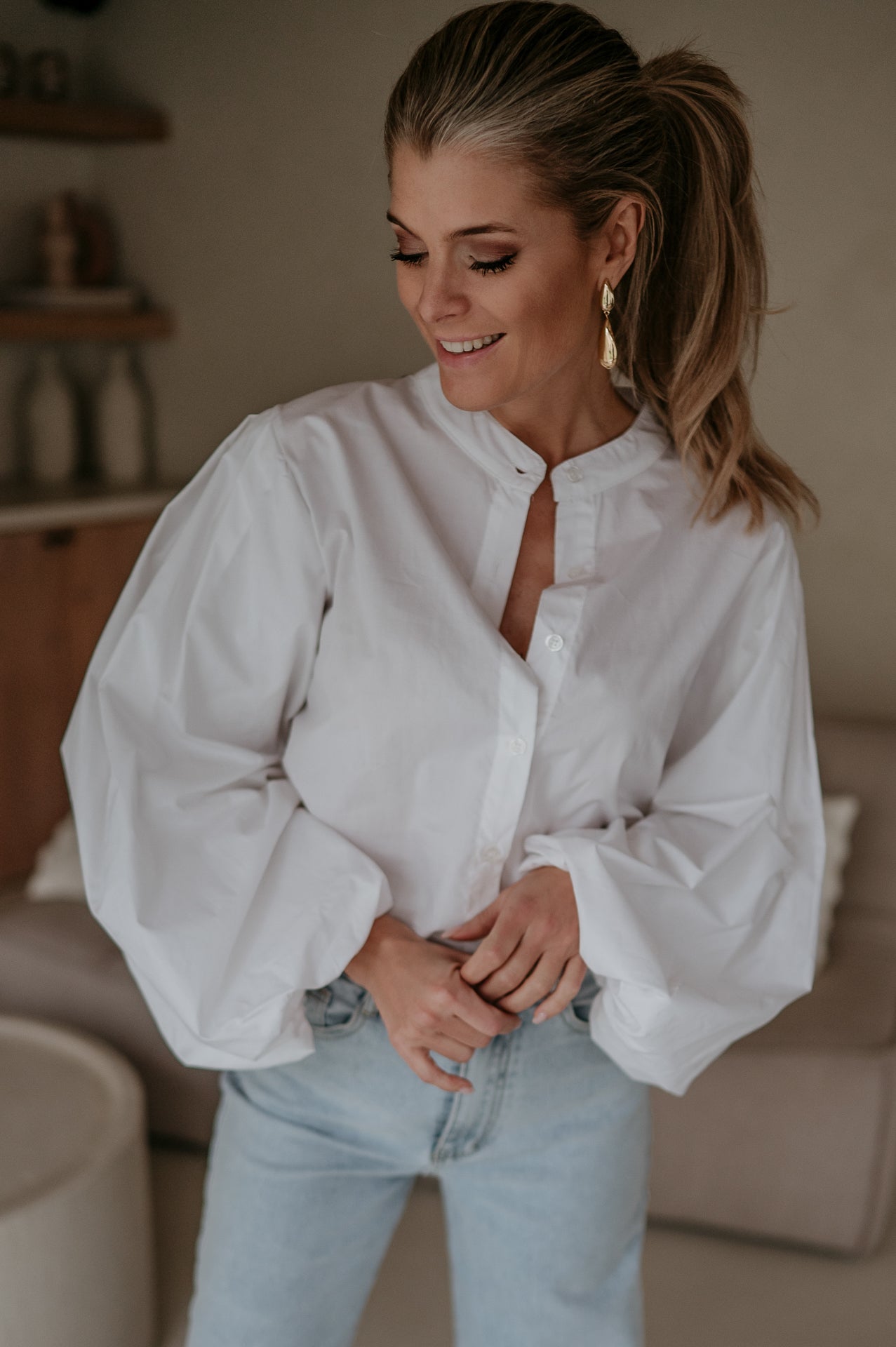 Emuno shirt I White - Wild Souls by JV® - 