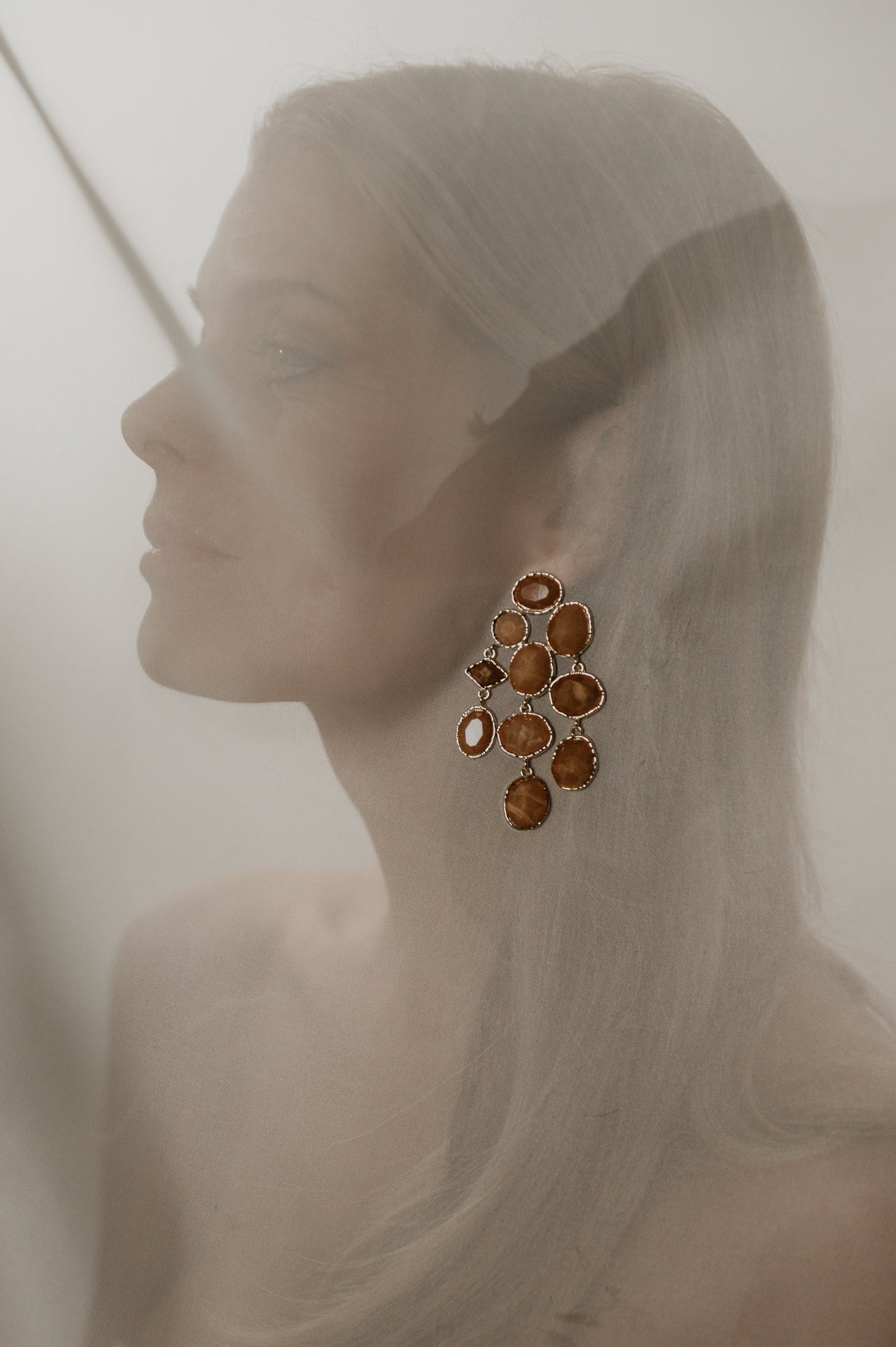 Ennie earrings I Brown - Wild Souls by JV® - Earrings