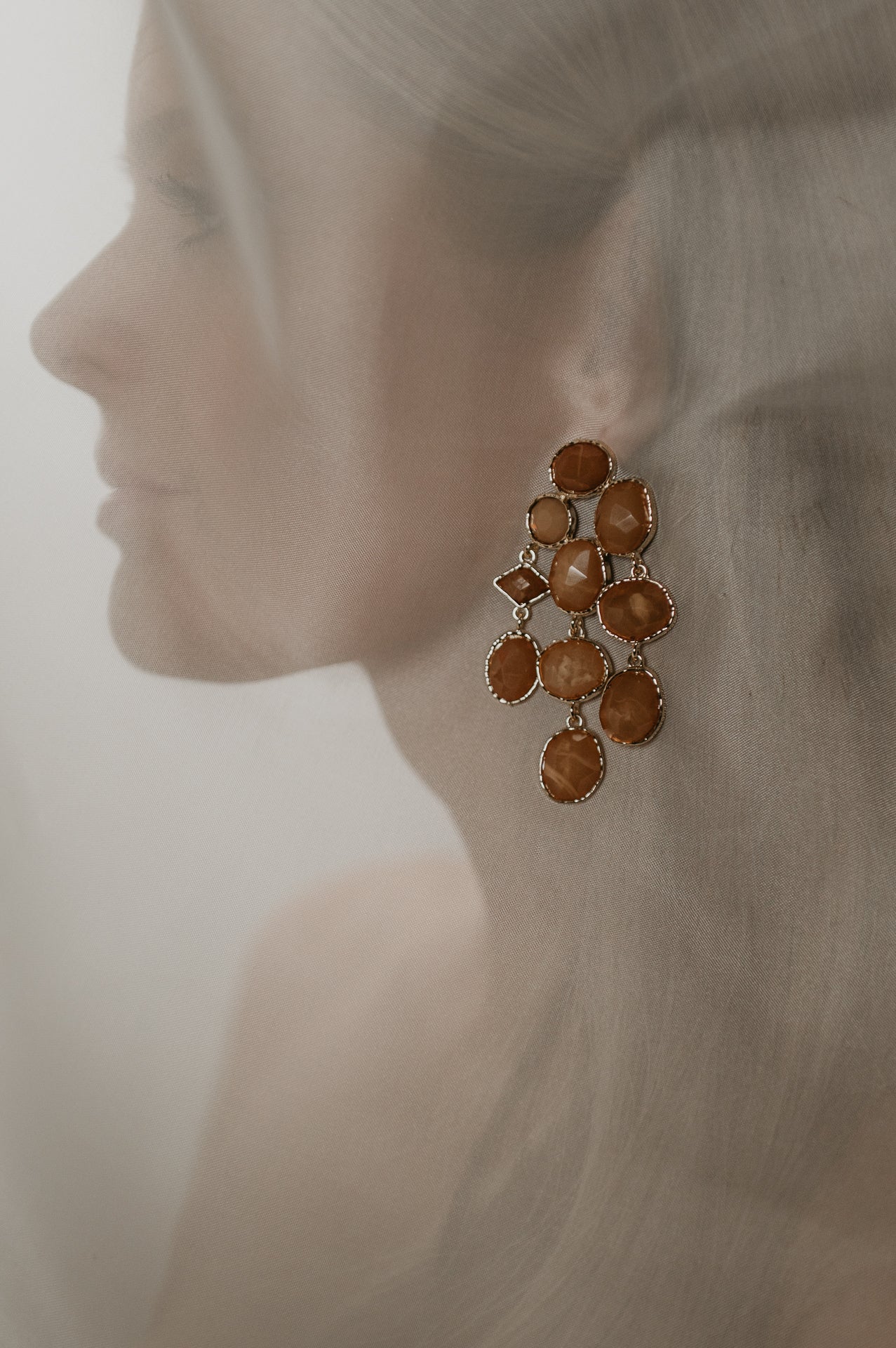 Ennie earrings I Brown - Wild Souls by JV® - Earrings