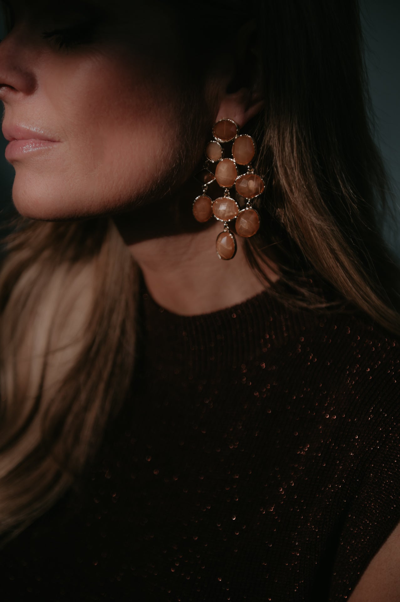 Ennie earrings I Brown - Wild Souls by JV® - Earrings