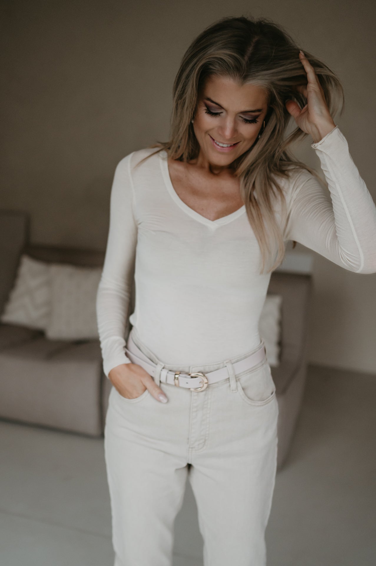 Esame top I Beige - Wild Souls by JV® - Tops