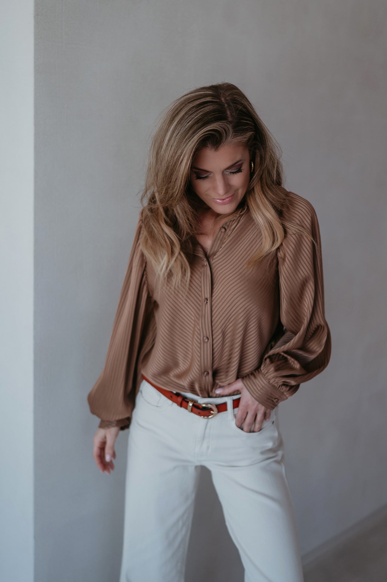 Escono blouse I Camel - Wild Souls by JV® - Blouses