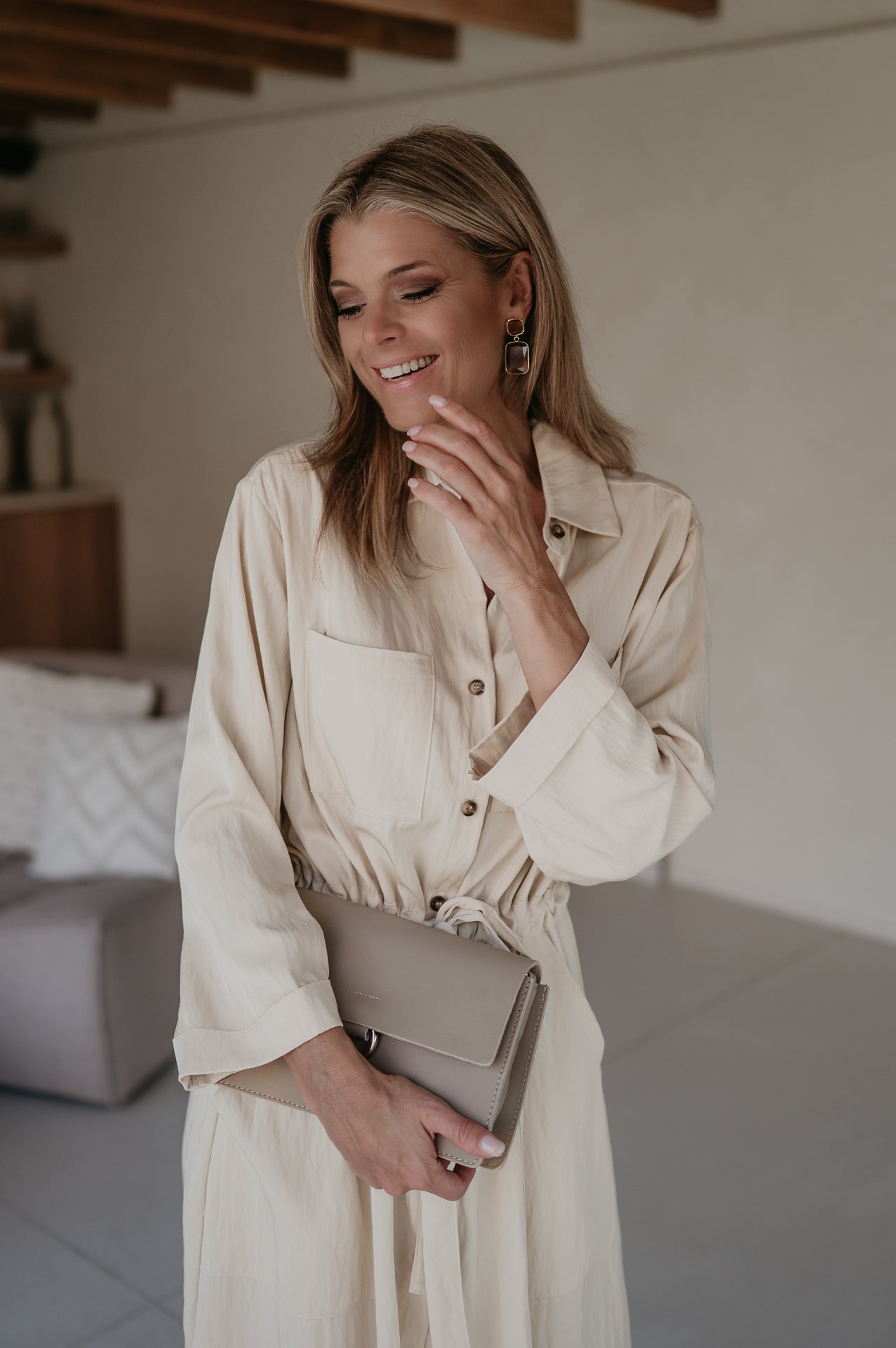 Esilio dress I Beige - Wild Souls by JV® - Dresses