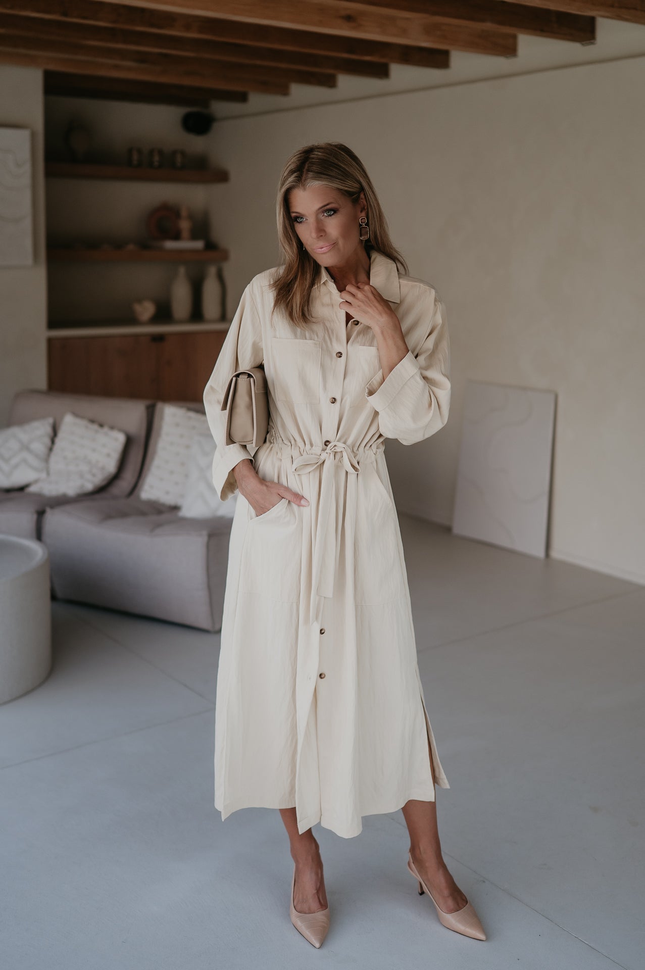 Esilio dress I Beige - Wild Souls by JV® - Dresses