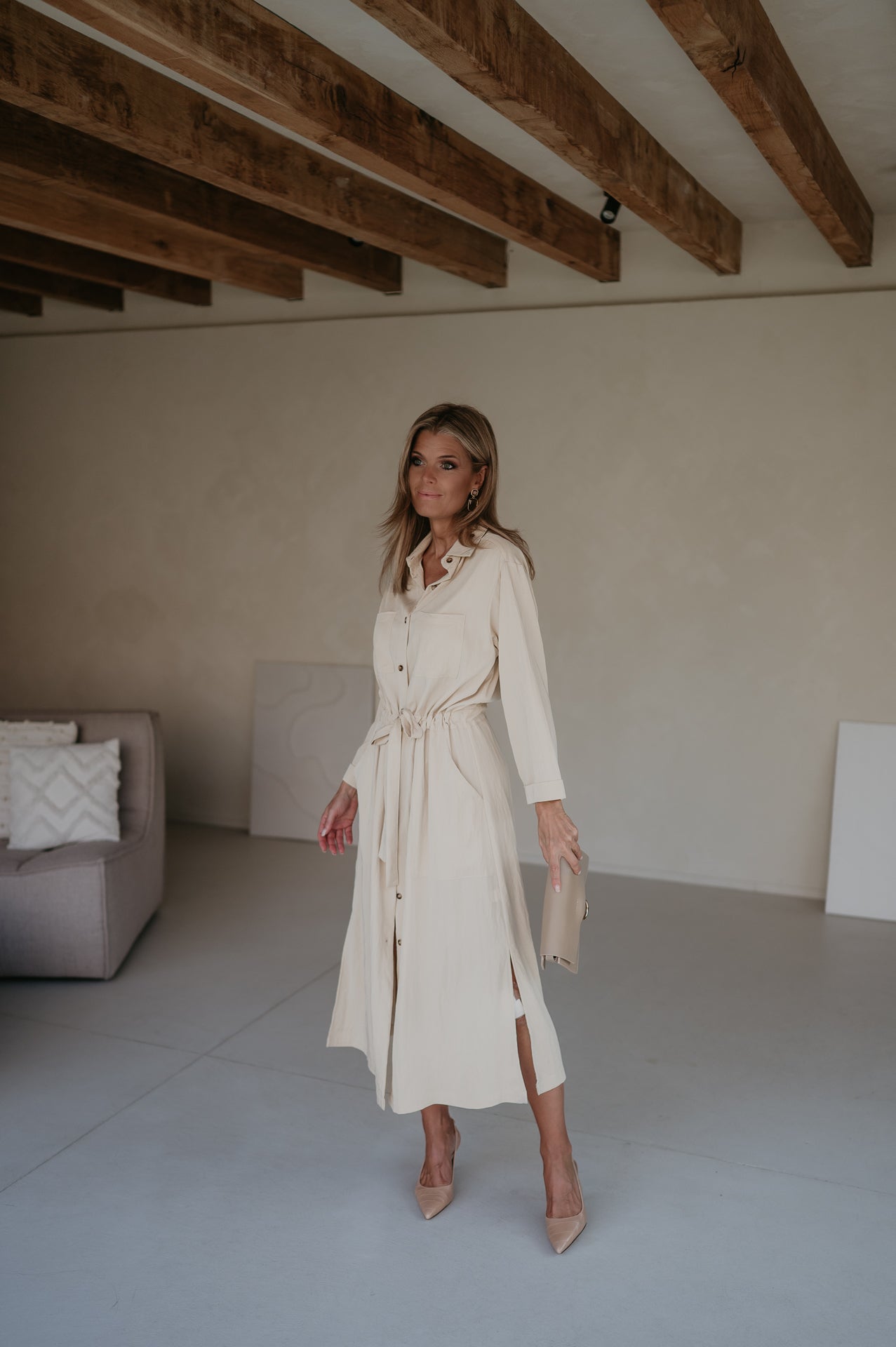 Esilio dress I Beige - Wild Souls by JV® - Dresses
