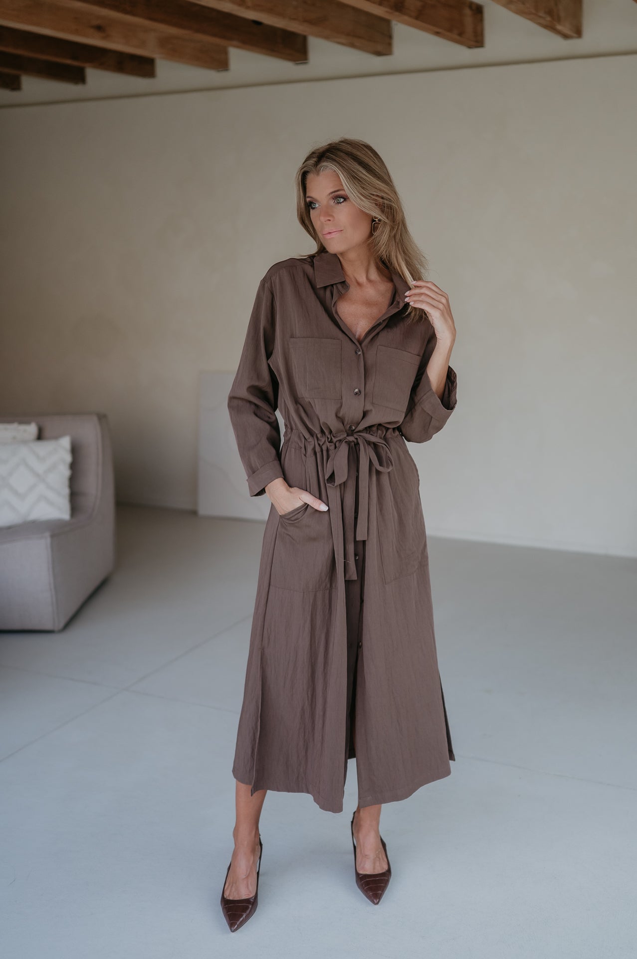 Esilio dress I Chocolate Brown - Wild Souls by JV® - Dresses