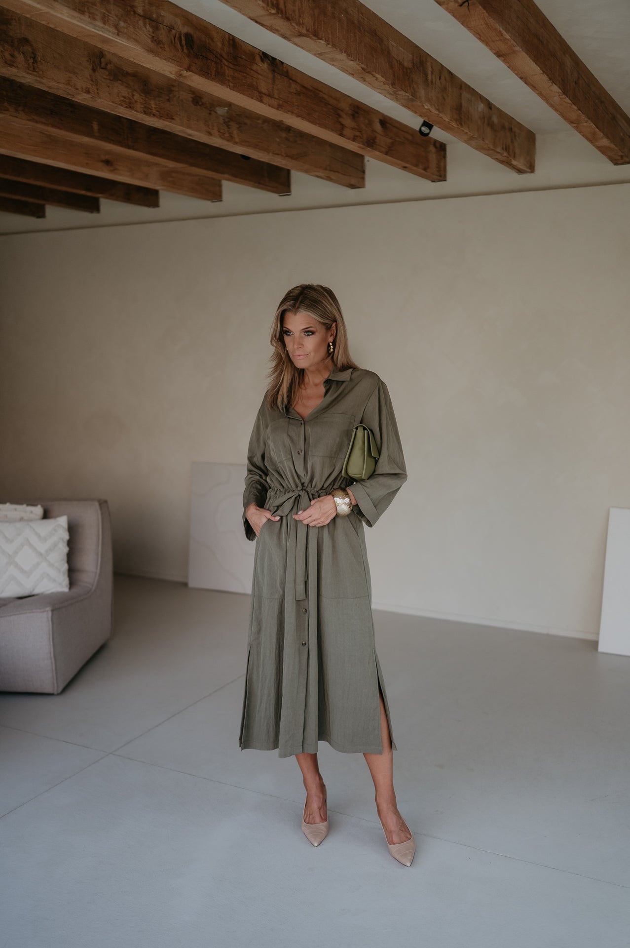 Esilio dress I Khaki - Wild Souls by JV® - Dresses