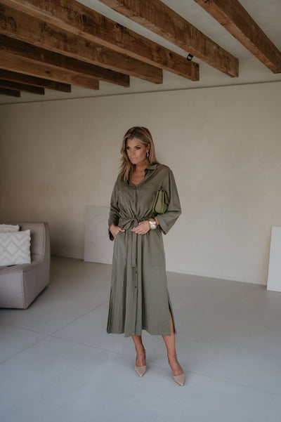 Esilio dress I Khaki - Wild Souls by JV® - Dresses