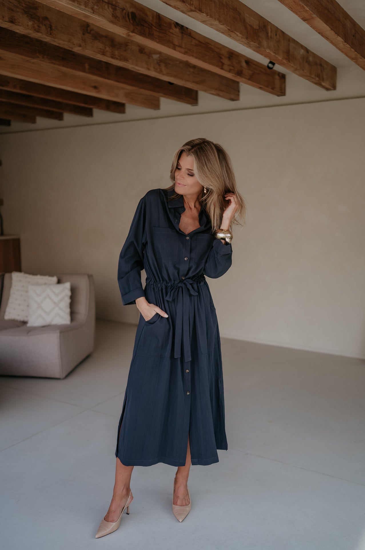 Esilio dress I Navy Blue - Wild Souls by JV® - Dresses