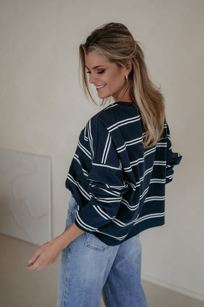 Esitante longsleeve I Blue - Wild Souls by JV® - Longsleeves