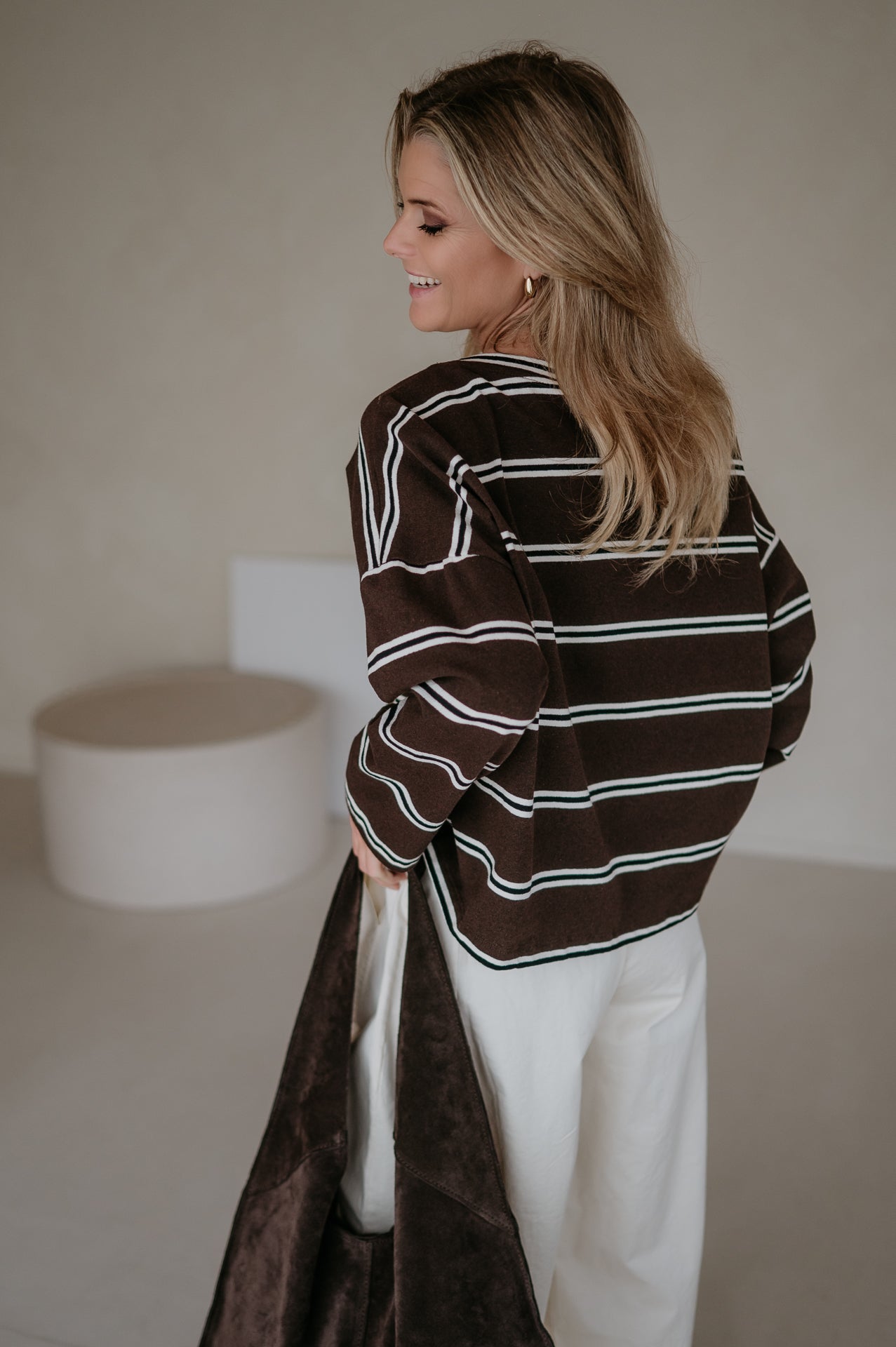 Esitante longsleeve I Chocolate Brown - Wild Souls by JV® - Longsleeves