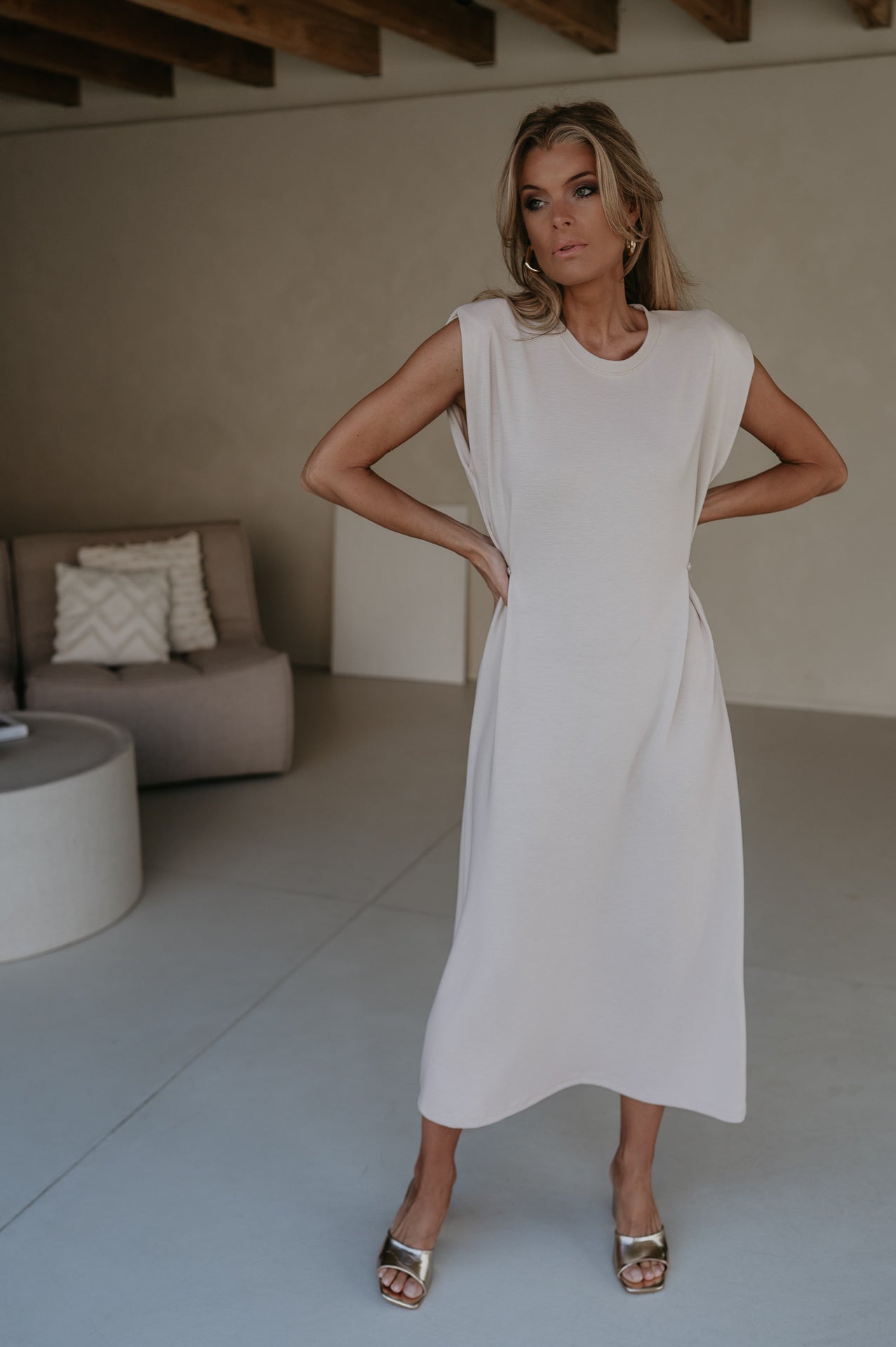 Esitare dress I Beige - Wild Souls by JV® - Dresses