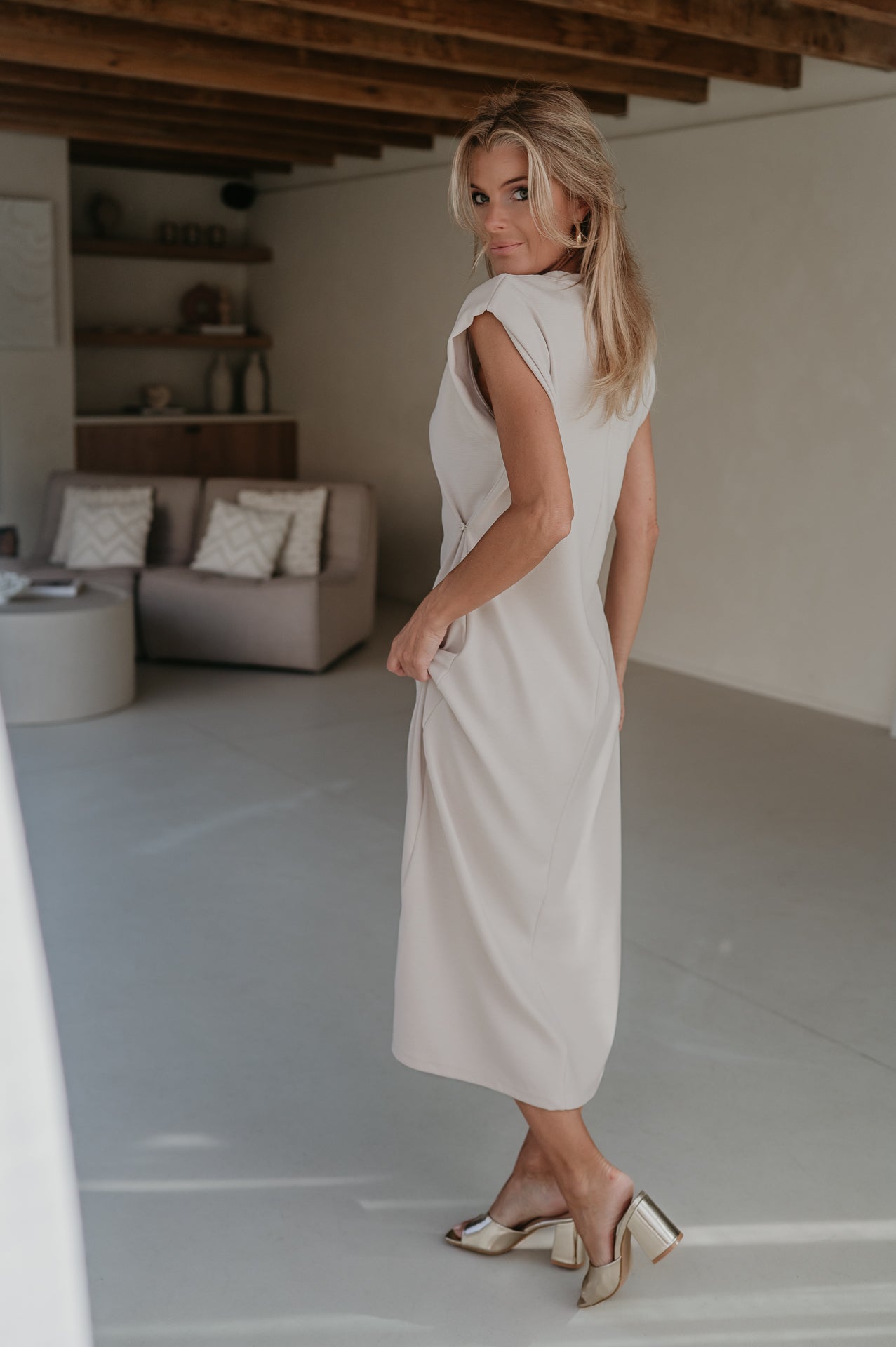 Esitare dress I Beige - Wild Souls by JV® - Dresses