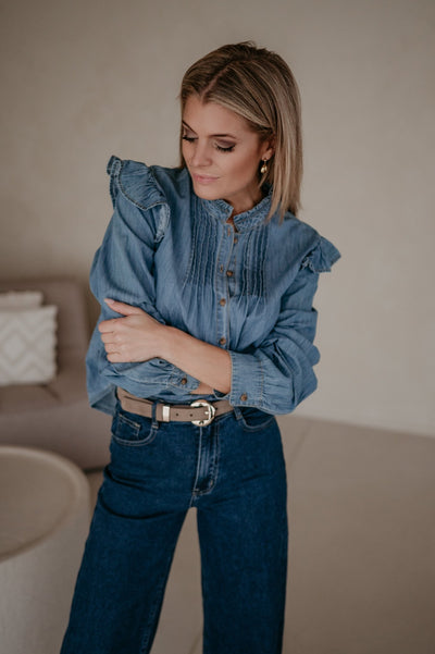 Esule blouse I Blue - Wild Souls by JV® - Blouses