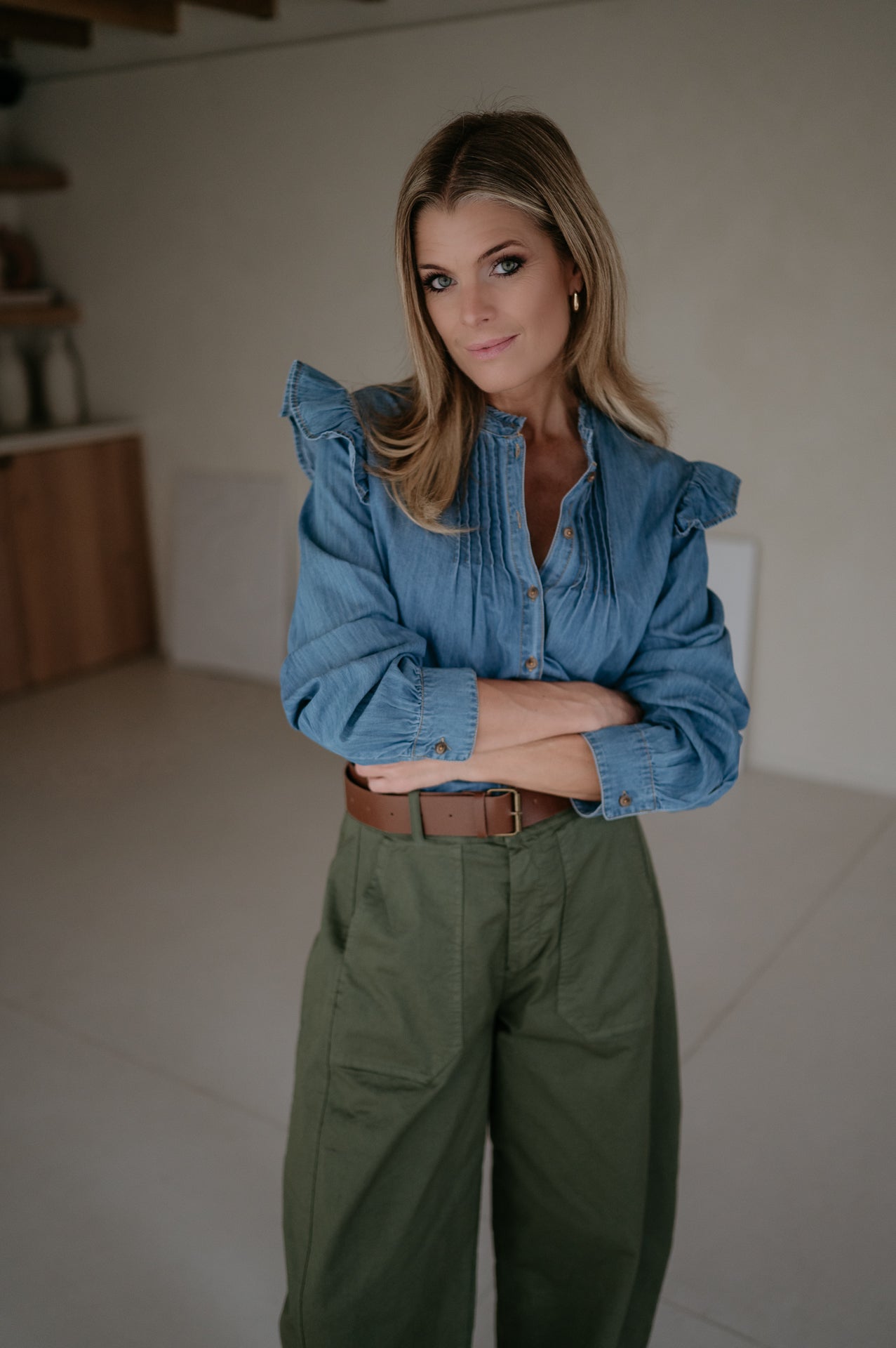 Esule blouse I Blue - Wild Souls by JV® - Blouses