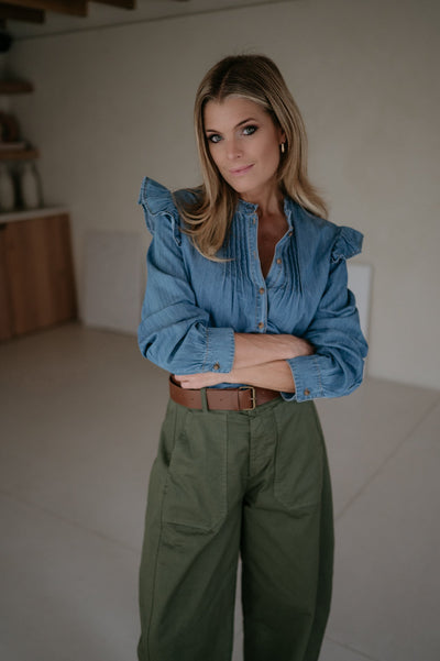 Esule blouse I Blue - Wild Souls by JV® - Blouses