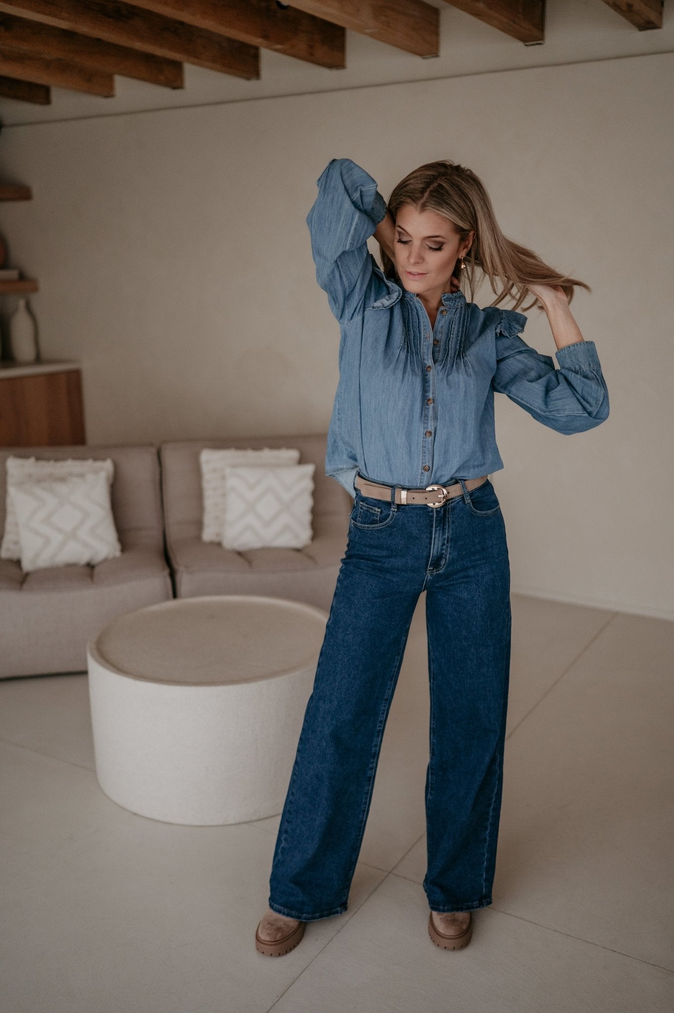 Esule blouse I Blue - Wild Souls by JV® - Blouses