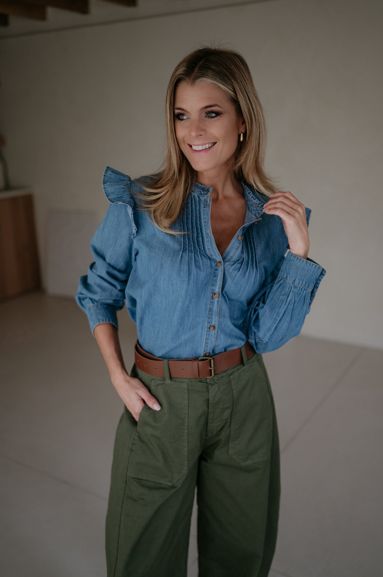 Esule blouse I Blue - Wild Souls by JV® - Blouses