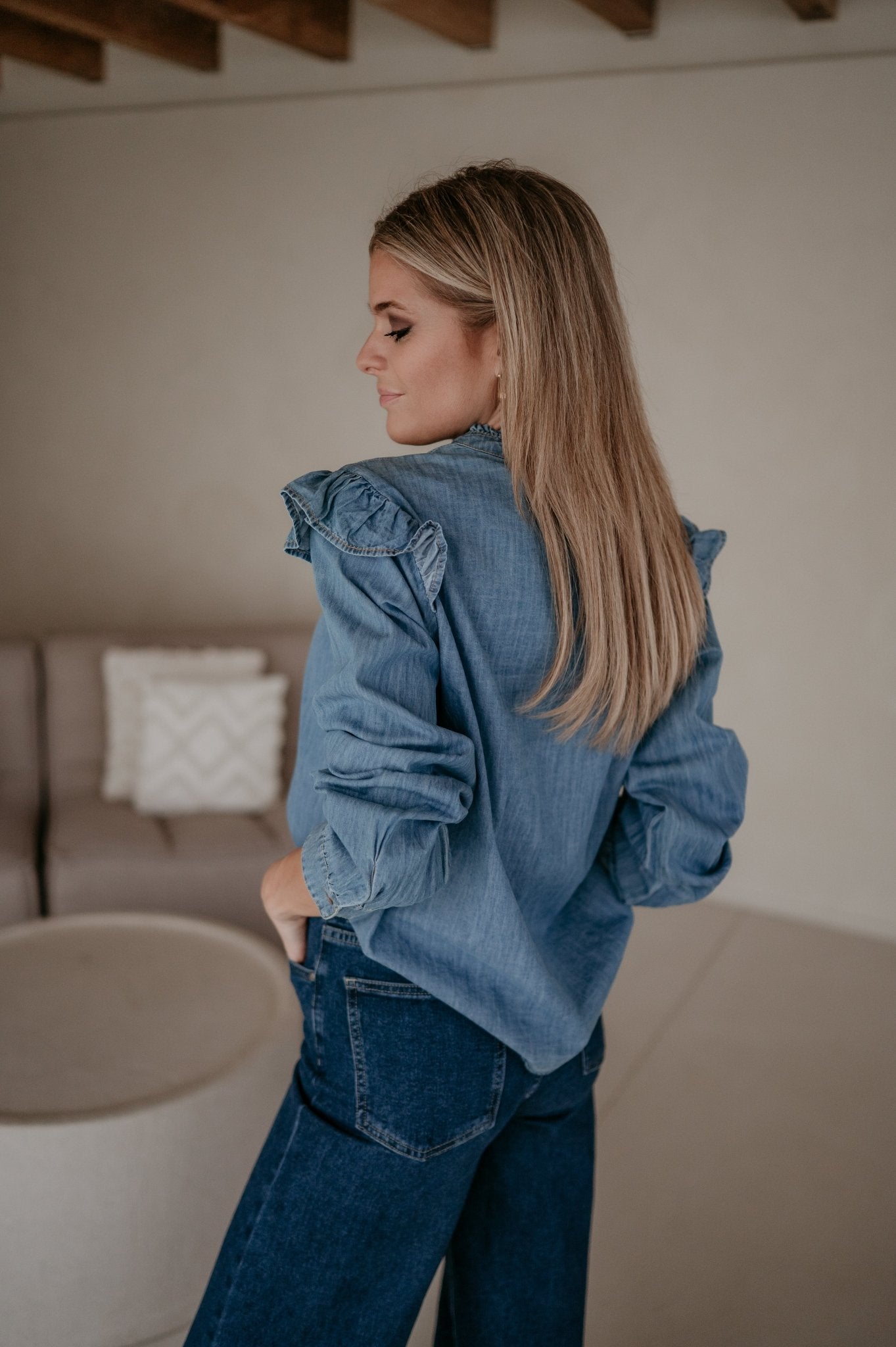 Esule blouse I Blue - Wild Souls by JV® - Blouses