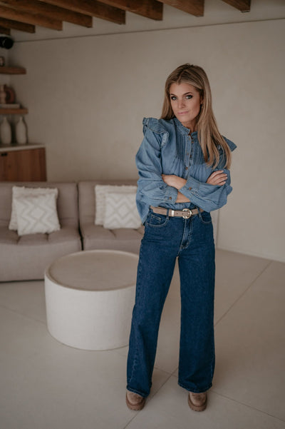 Esule blouse I Blue - Wild Souls by JV® - Blouses