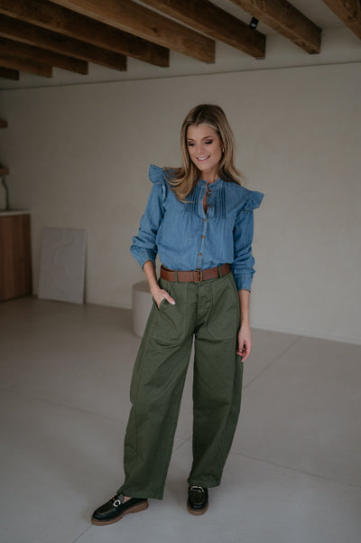 Esule blouse I Blue - Wild Souls by JV® - Blouses