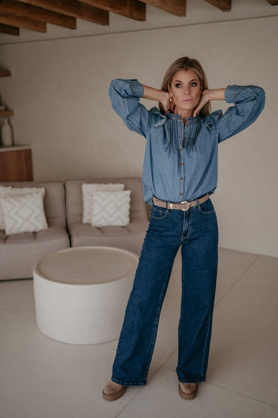 Esule blouse I Blue - Wild Souls by JV® - Blouses