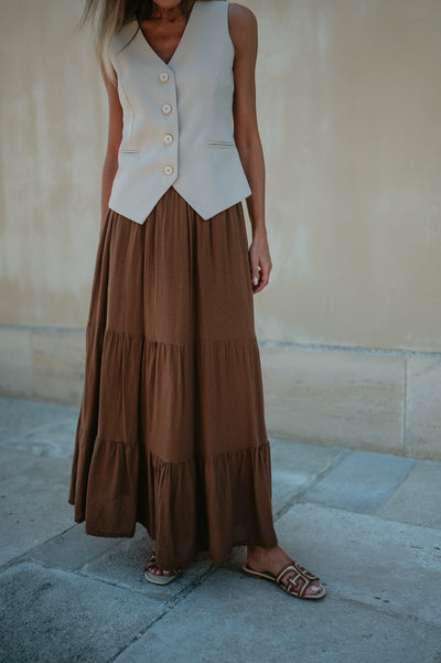 Favilla skirt I Chocolate - Wild Souls by JV® - Skirts