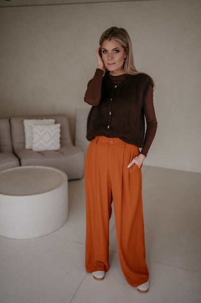 Fiaccola trousers I Terracotta - Wild Souls by JV® - Trousers