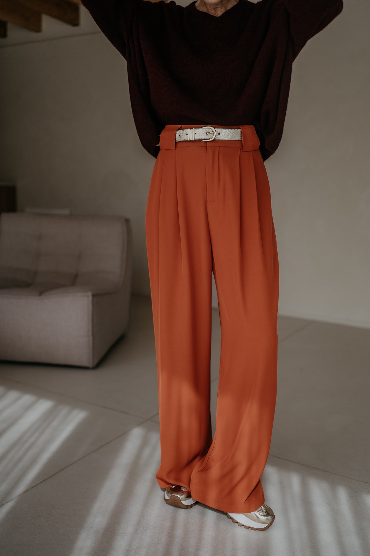 Fiaccola trousers I Terracotta - Wild Souls by JV® - Trousers