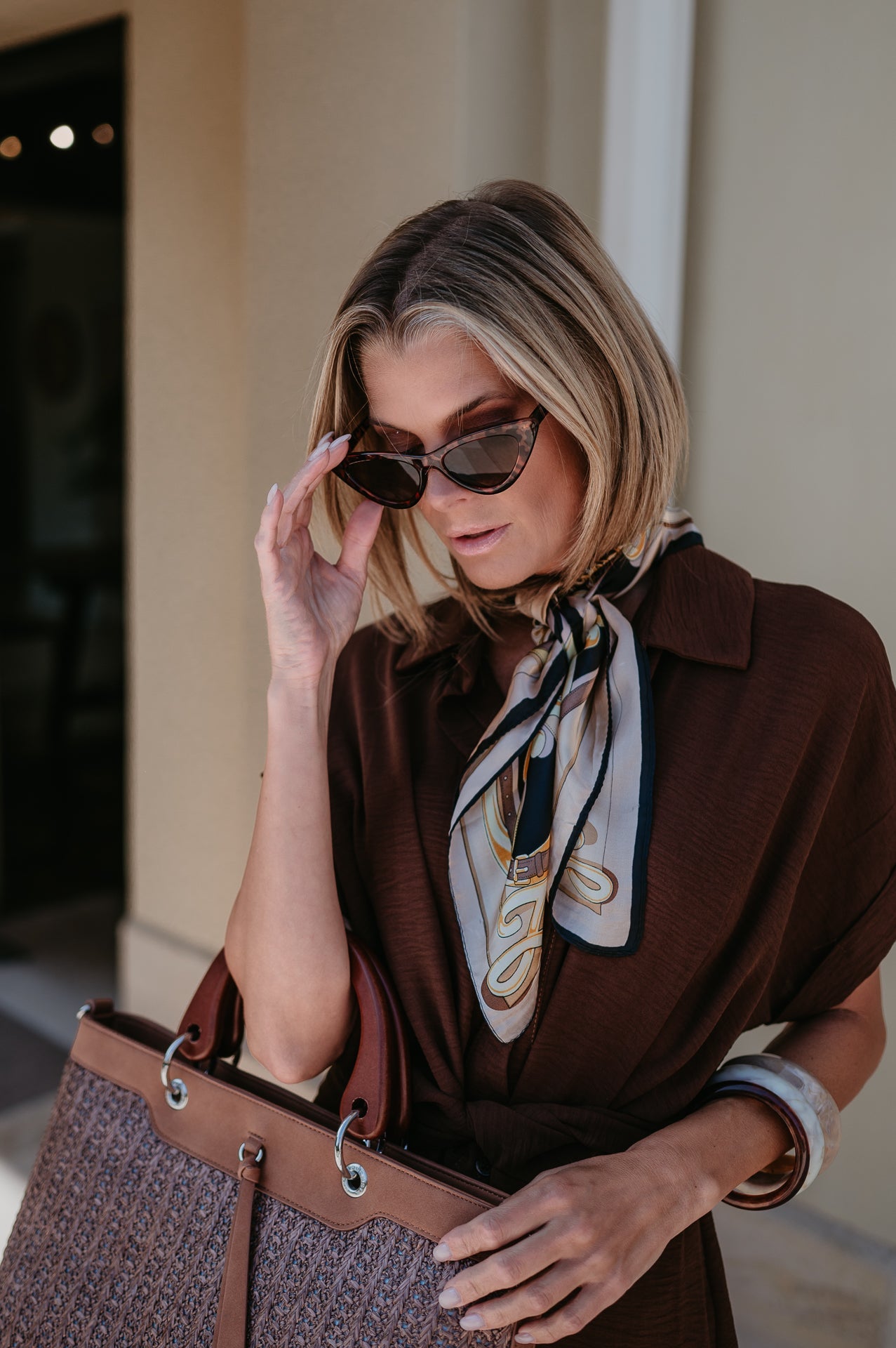 Fiele sunglasses I Brown - Wild Souls by JV® - Sunglasses