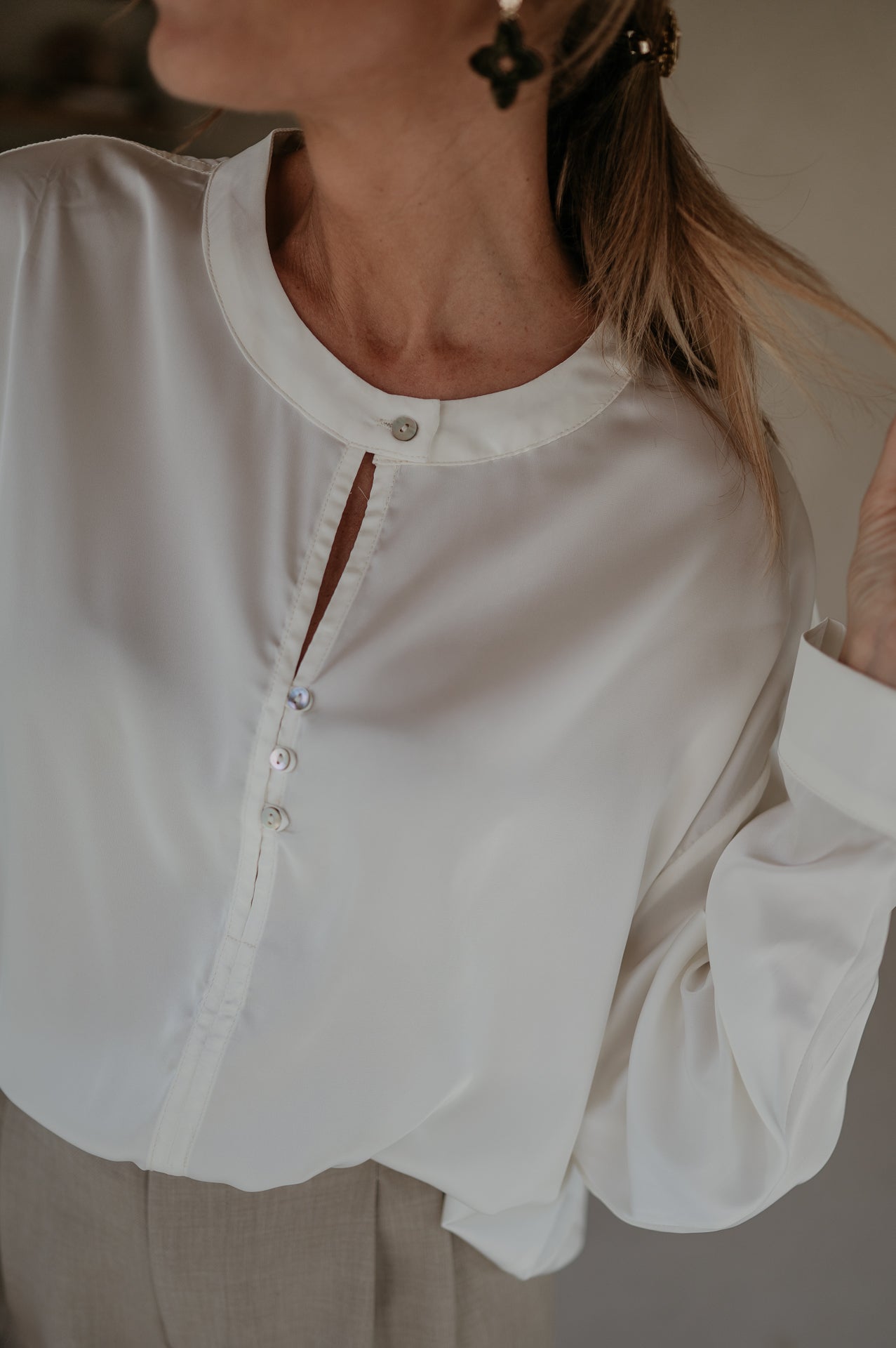Fiera blouse I Ecru - Wild Souls by JV® - Blouses