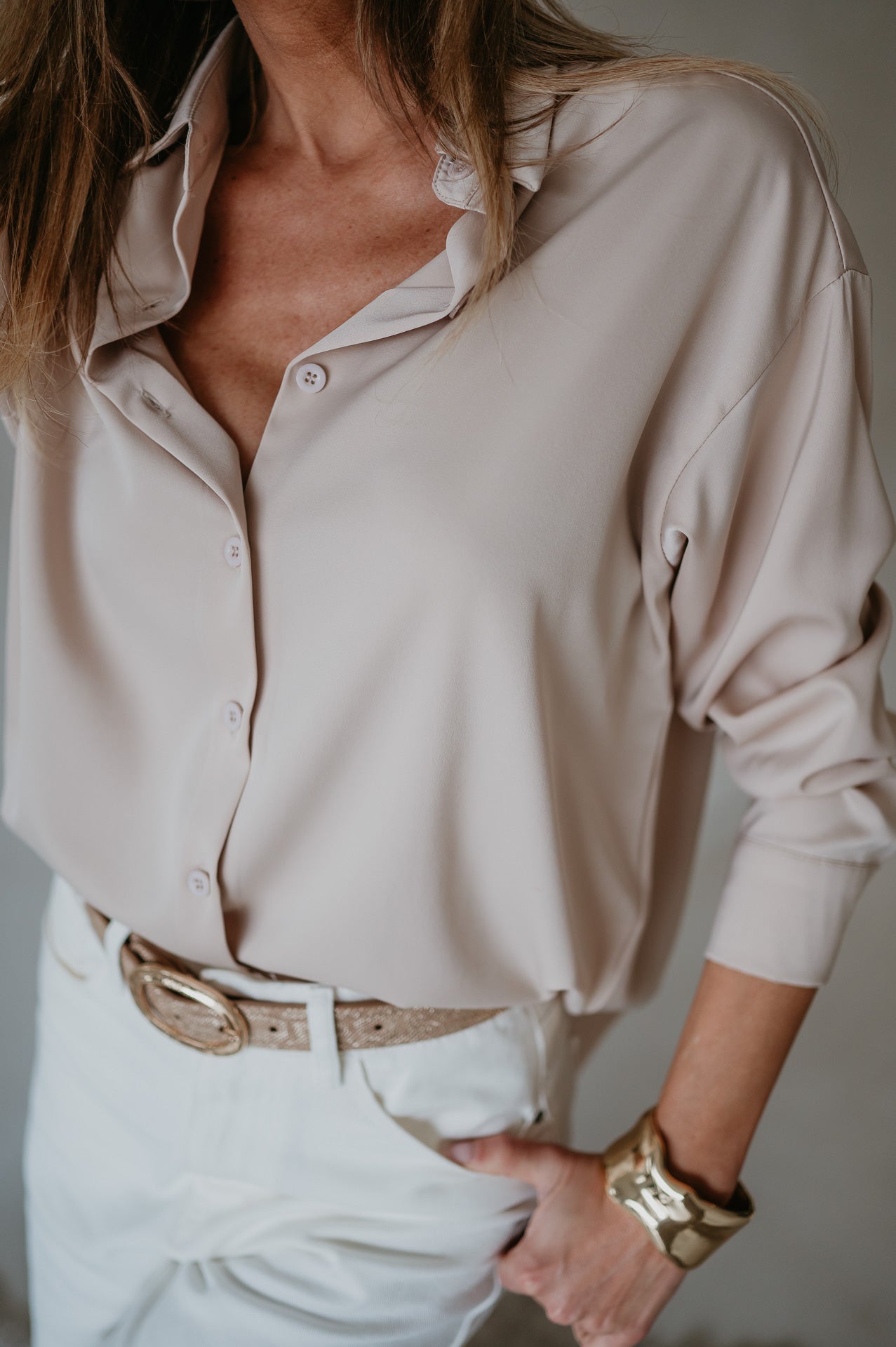 Fissa blouse I Beige - Wild Souls by JV® - Blouses