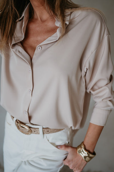 Fissa blouse I Beige - Wild Souls by JV® - Blouses
