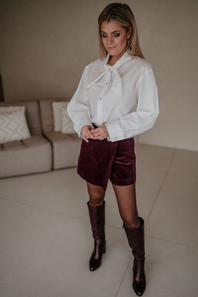 Folgore skort I Bordeaux - Wild Souls by JV® - Skorts
