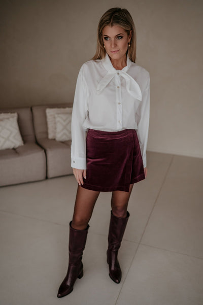 Folgore skort I Bordeaux - Wild Souls by JV® - Skorts