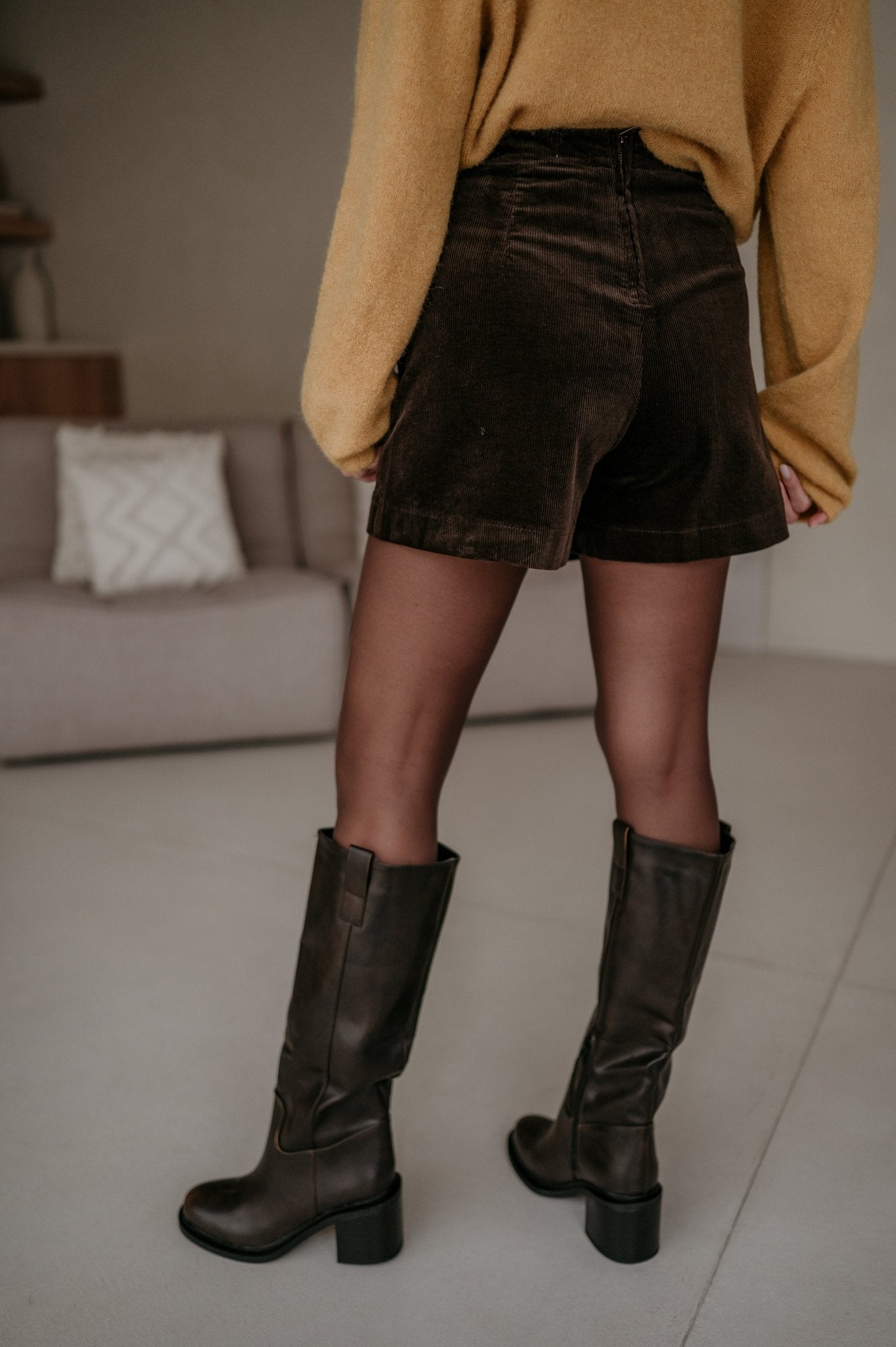 Folgore skort I Chocolate Brown - Wild Souls by JV® - Skorts