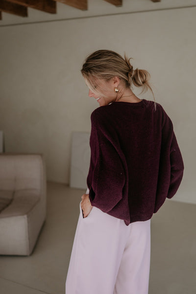Frana knit I Burgundy - Wild Souls by JV® - Knits