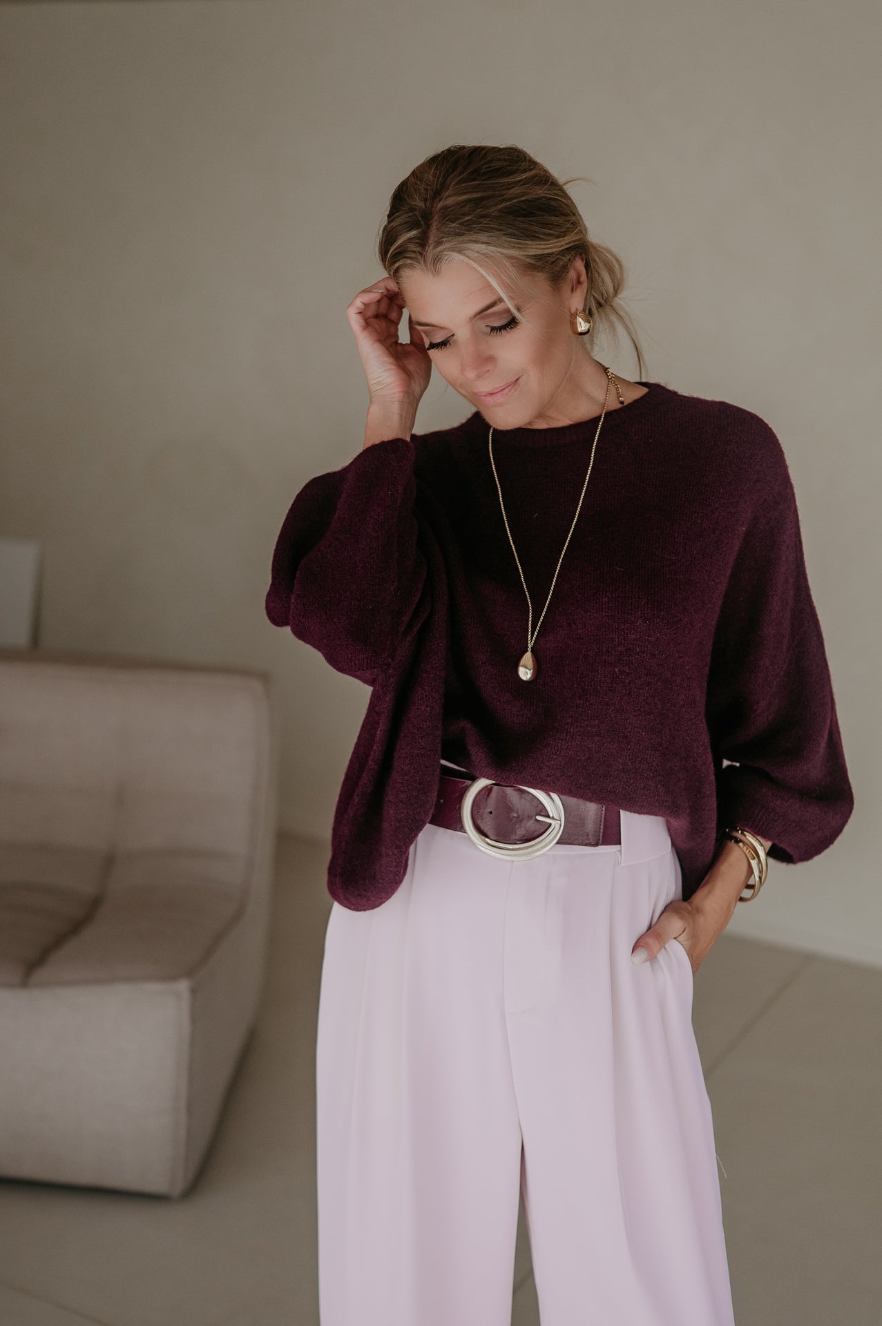 Frana knit I Burgundy - Wild Souls by JV® - Knits