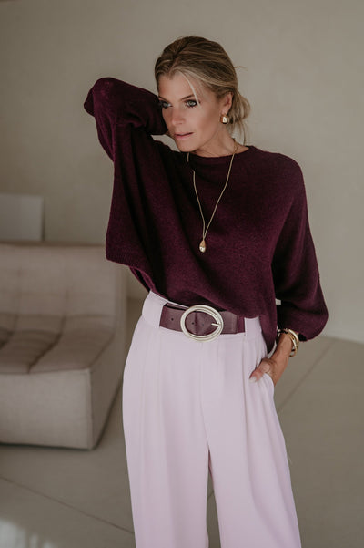 Frana knit I Burgundy - Wild Souls by JV® - Knits
