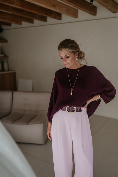 Frana knit I Burgundy - Wild Souls by JV® - Knits