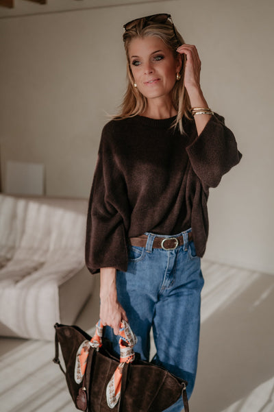 Frana knit I Chocolate Brown - Wild Souls by JV® - Knits