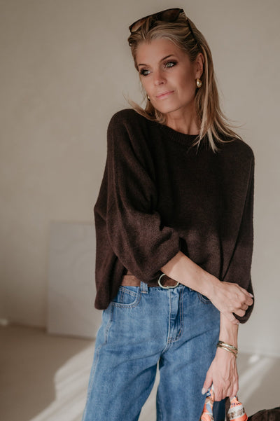 Frana knit I Chocolate Brown - Wild Souls by JV® - Knits